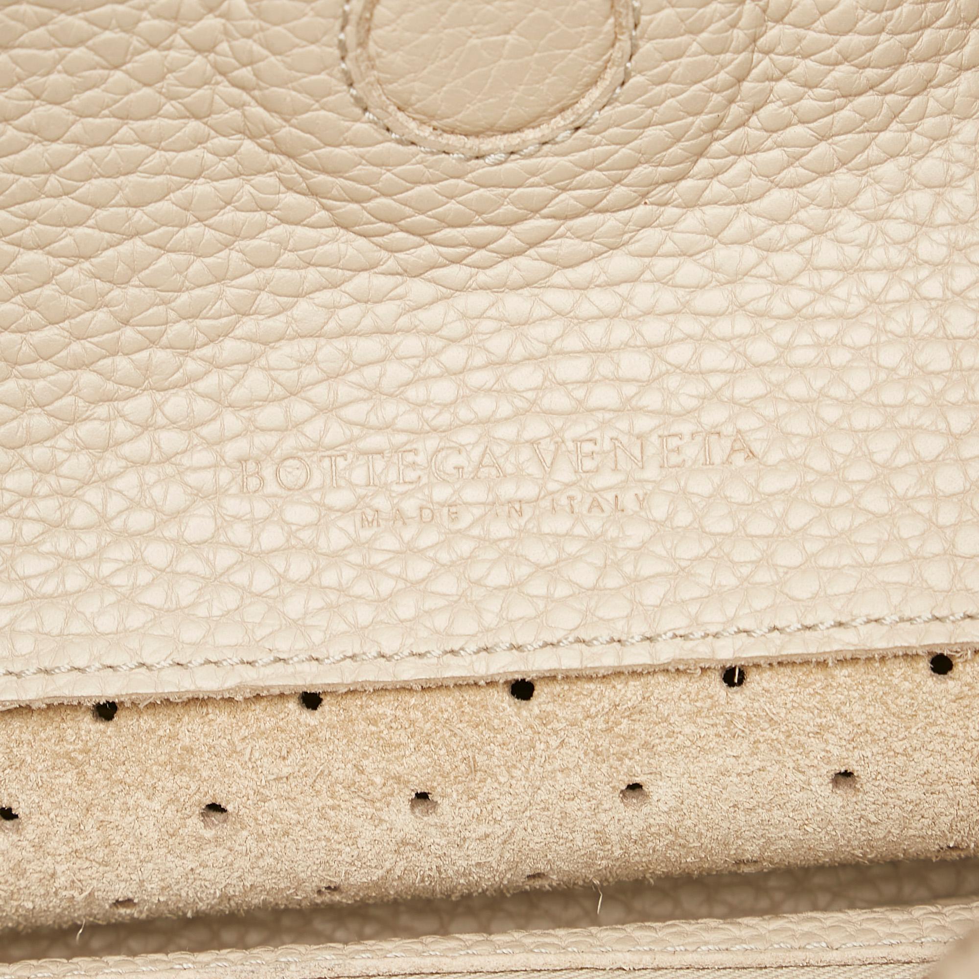 Bottega Veneta Perforated Leather Shoulder Bag (SHG-31236)