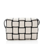 Bottega Veneta Puffed Canvas Cassette Crossbody