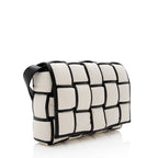 Bottega Veneta Puffed Canvas Cassette Crossbody