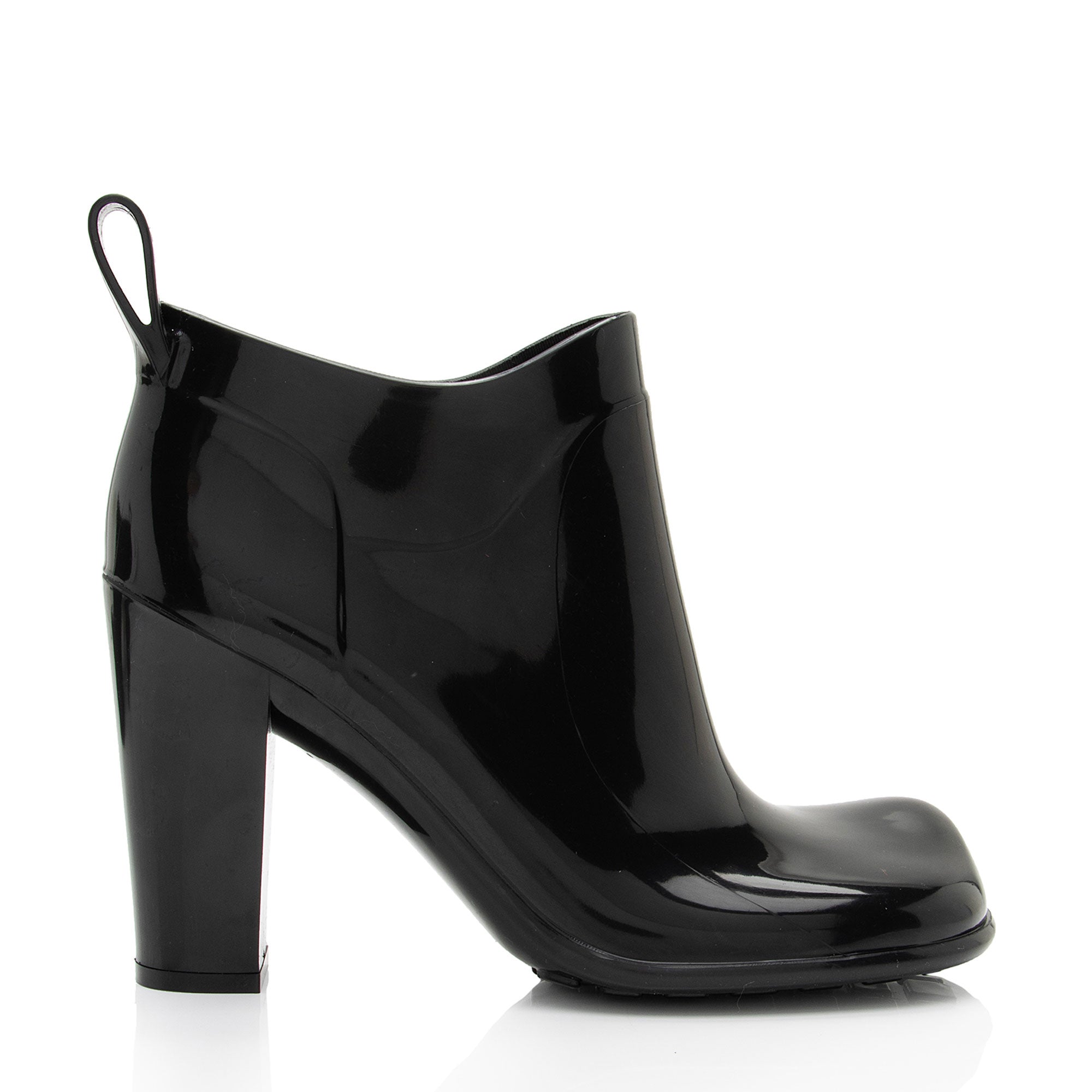 Bottega Veneta Rubber Shine Ankle Boots - Size 9 / 39 (SHF-6JrG88)