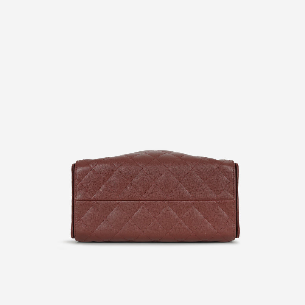 Chanel Small 25 Hobo - Bordeaux Caviar | Antique Gold Hardware