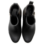 Burberry House Check Rubber Ankle Boots - Size 7 / 37 (SHF-18659)