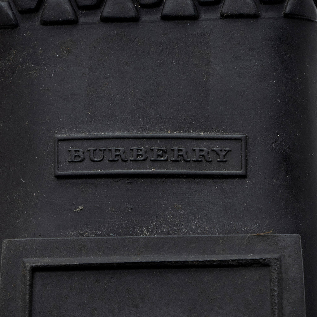Burberry House Check Clemence Tall Rain Boots - Size 11 / 41