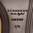 Burberry Nova Check Leather Moorley Loafers - Size 7.5 / 37.5