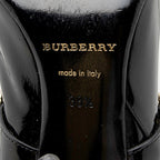 Burberry Patent Leather Chain Knee High Boots - Size 8.5 / 38.5