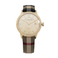 Burberry Stainless Steel Swiss Honey Check Watch (SHF-tXyBvR)