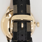 Burberry Stainless Steel Swiss Honey Check Watch (SHF-tXyBvR)