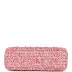 Chanel Small Kelly Shopper Pink Tweed Brushed Gold Hardware