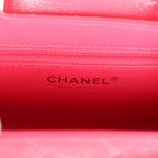 Chanel Small Kelly Shopper Dark Pink Shiny Aged Calfskin Brushed Gold Hardware