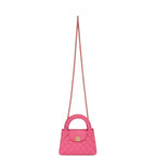 Chanel Small Kelly Shopper Dark Pink Jersey Brushed Gold Hardware