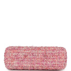 Chanel Small Kelly Shopper Pink Tweed Brushed Gold Hardware