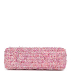 Chanel Small Kelly Shopper Pink Tweed Brushed Gold Hardware