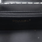 Chanel Small Kelly Shopper Black and White Houndstooth Tweed Brushed Gold Hardware
