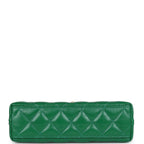 Chanel Small Kelly Shopper Dark Green Shiny Aged Calfskin Brushed Gold Hardware