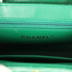 Chanel Small Kelly Shopper Dark Green Shiny Aged Calfskin Brushed Gold Hardware