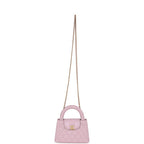 Chanel Small Kelly Shopper Light Pink Shiny Aged Calfskin Brushed Gold Hardware