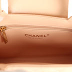 Chanel Small Kelly Shopper Beige Shiny Aged Calfskin Brushed Gold Hardware