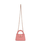 Chanel Small Kelly Shopper Pink Shiny Aged Calfskin Brushed Gold Hardware