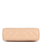 Chanel Small Kelly Shopper Beige Shiny Aged Calfskin Brushed Gold Hardware
