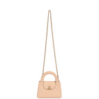 Chanel Small Kelly Shopper Beige Shiny Aged Calfskin Brushed Gold Hardware