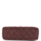 Chanel Small Kelly Shopper Pink Washed Denim Brushed Gold Hardware