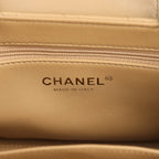 Chanel Small Kelly Shopper Dark Beige Shiny Lambskin Antique Gold Hardware