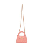 Chanel Small Kelly Shopper Coral Shiny Aged Calfskin Brushed Gold Hardware