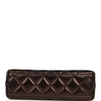 Chanel Small Kelly Shopper Metallic Dark Bronze Calfskin Brushed Light Gold Hardware
