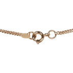 Vintage Chanel 24K Gold Plated Pink No.5 Rhinestone Pendant Necklace