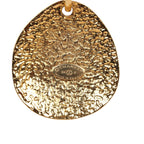 Vintage Chanel 24K Gold Plated CC Quilted Oval Pendant Necklace