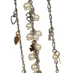 Chanel CC Clovers & Hearts Layered Necklace Mixed Metal Hardware