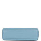 Vintage Chanel Large Kelly Light Blue Lambskin Gold Hardware