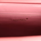 Vintage Chanel Large Kelly Pink Lambskin Gold Hardware