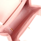 Vintage Chanel Small Kelly Pink Lambskin Gold Hardware