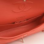 Chanel Medium Classic Flap - Coral Chevron Lambskin | Gold Hardware
