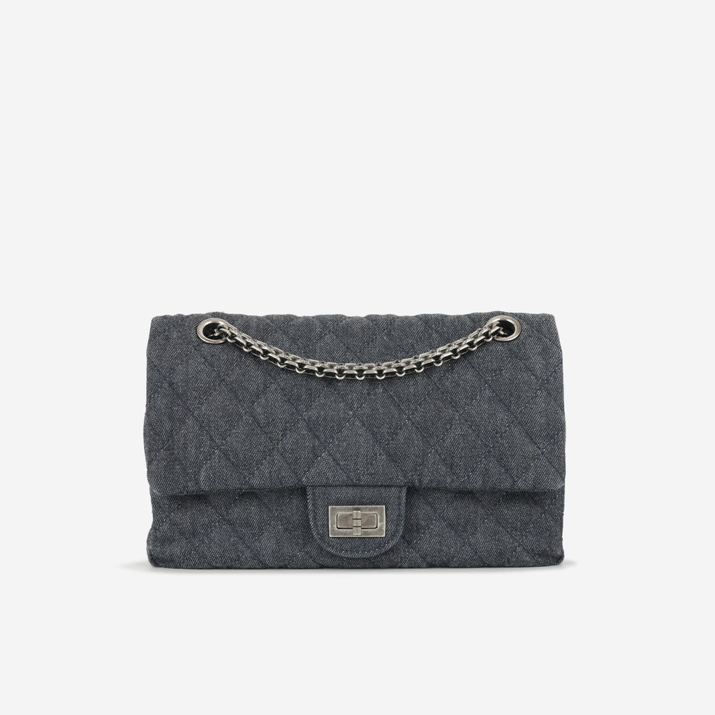 Chanel 2.55 Reissue 225 - Indigo Denim | Ruthenium Hardware