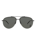 Saint Laurent Unisex Aviator Black Black Grey Fashion Designer Eyewear