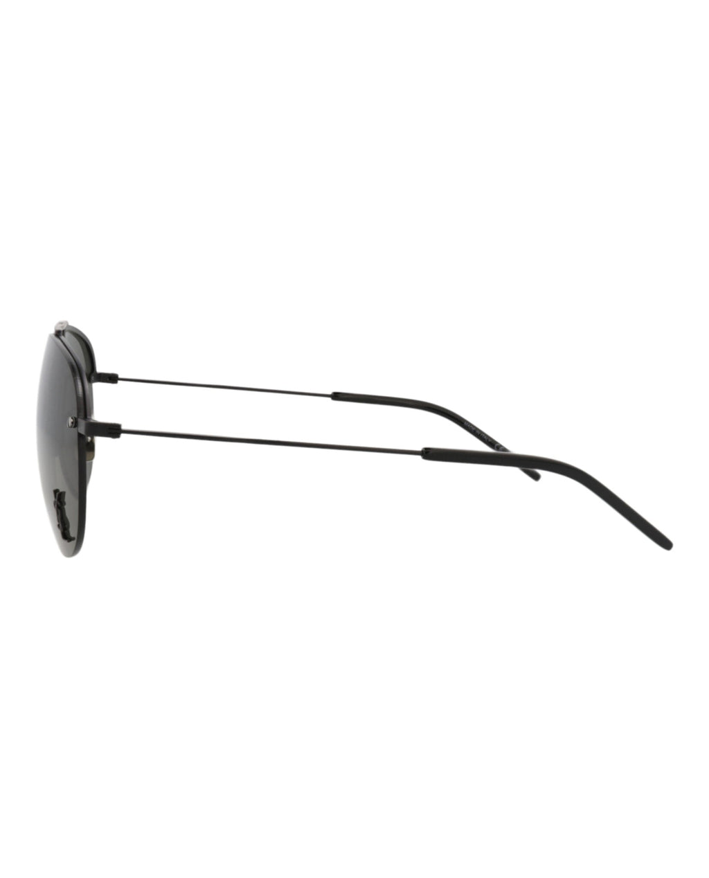 Saint Laurent Unisex Aviator Black Black Grey Fashion Designer Eyewear