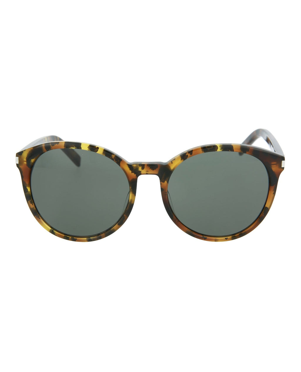 Saint Laurent Womens Round/Oval Avana Avana Grey Fashion Designer Eyewear