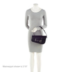 Gucci Calfskin Horsebit 1955 Asymmetric Small Shoulder Bag