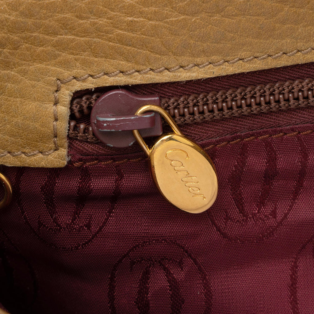 Cartier Calfskin Must de Cartier C Clutch (SHF-ed10fX)