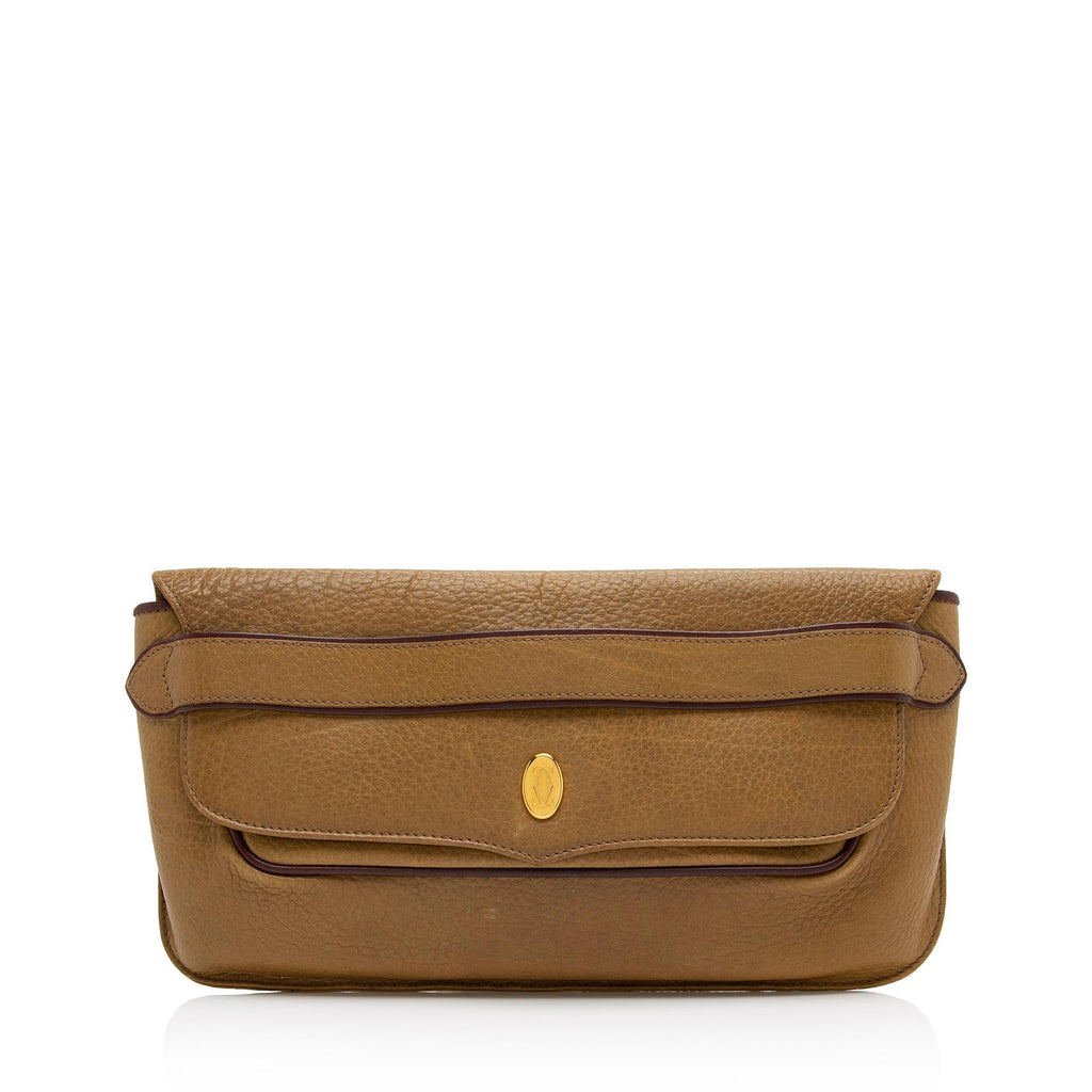 Cartier Calfskin Must de Cartier C Clutch (SHF-ed10fX)