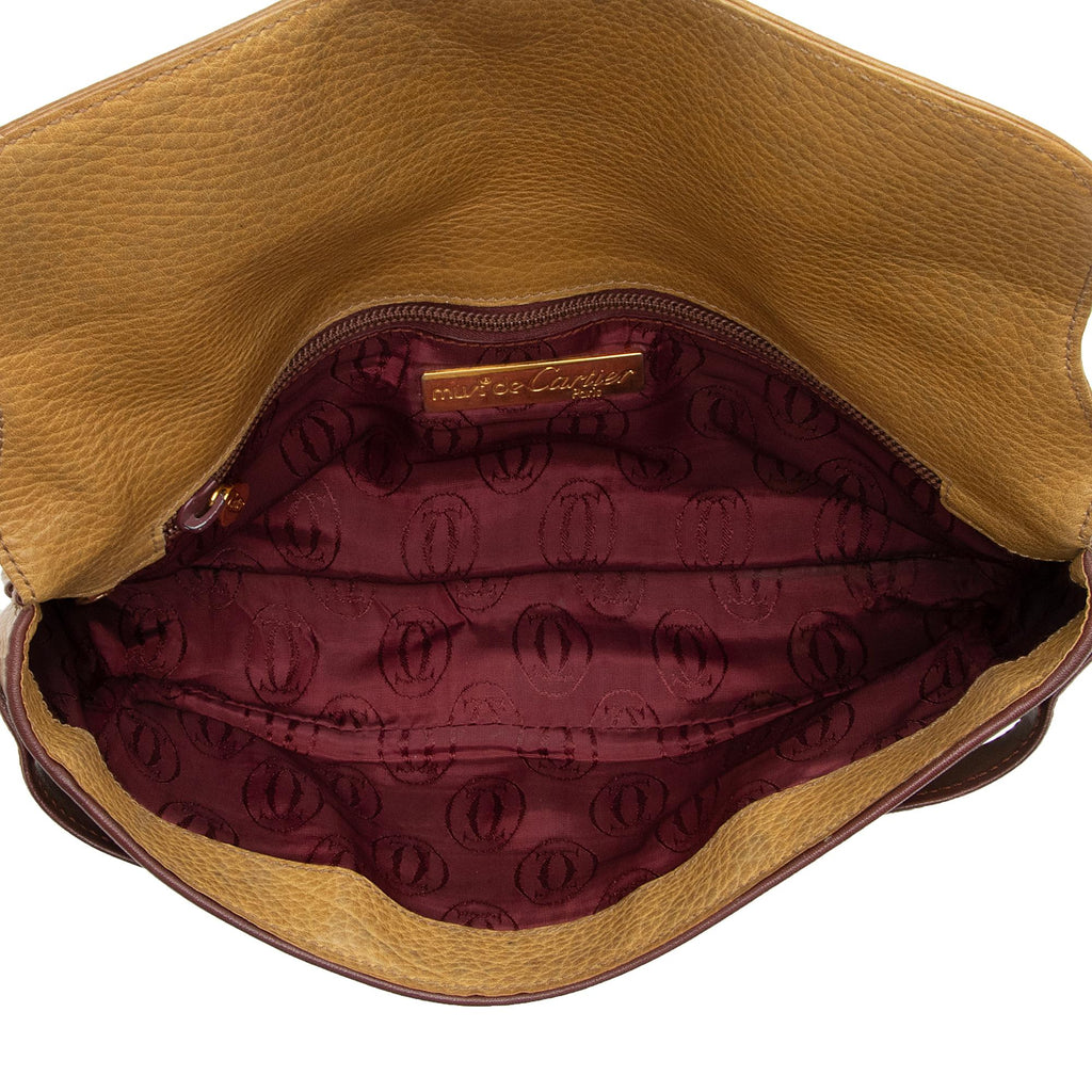 Cartier Calfskin Must de Cartier C Clutch (SHF-ed10fX)