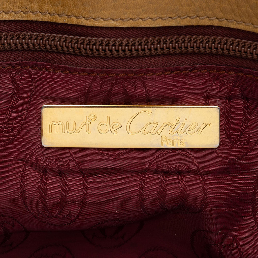 Cartier Calfskin Must de Cartier C Clutch (SHF-ed10fX)