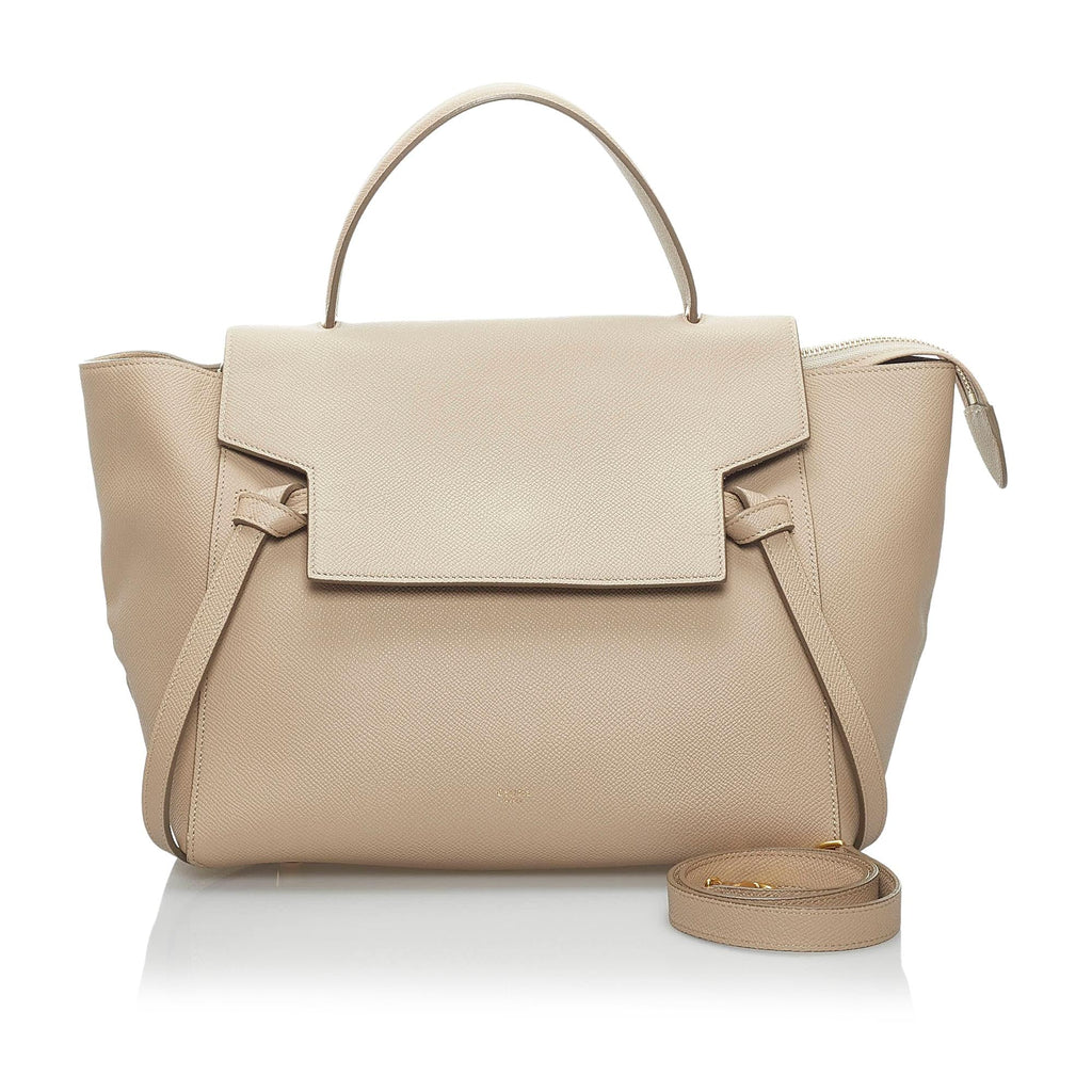 Celine Belt Leather Satchel (SHG-34173)