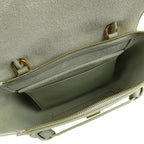 Celine Belt Leather Satchel (SHG-lrlBRV)