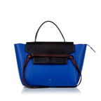 Celine Belt Tricolor Leather Satchel (SHG-29590)
