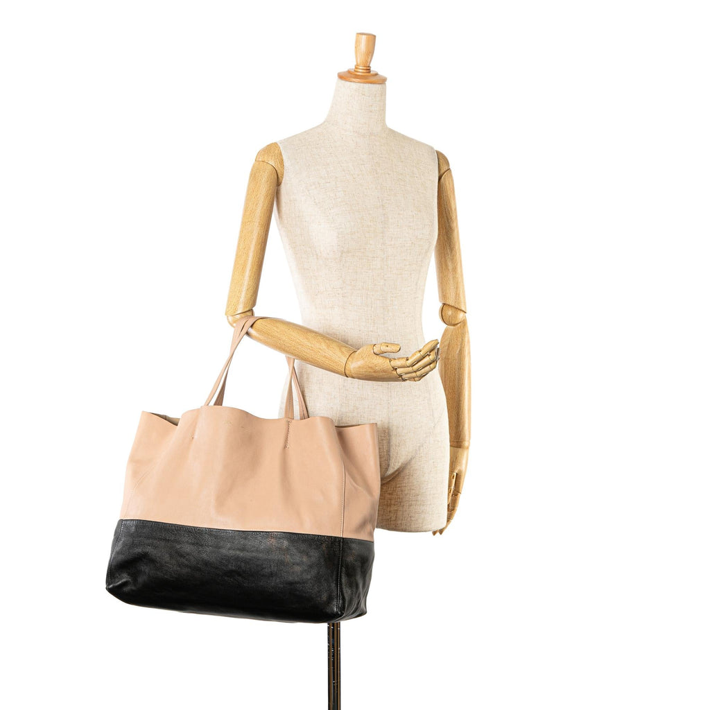 Celine Bicolor Horizontal Cabas Tote (SHG-Rl0Pxi)