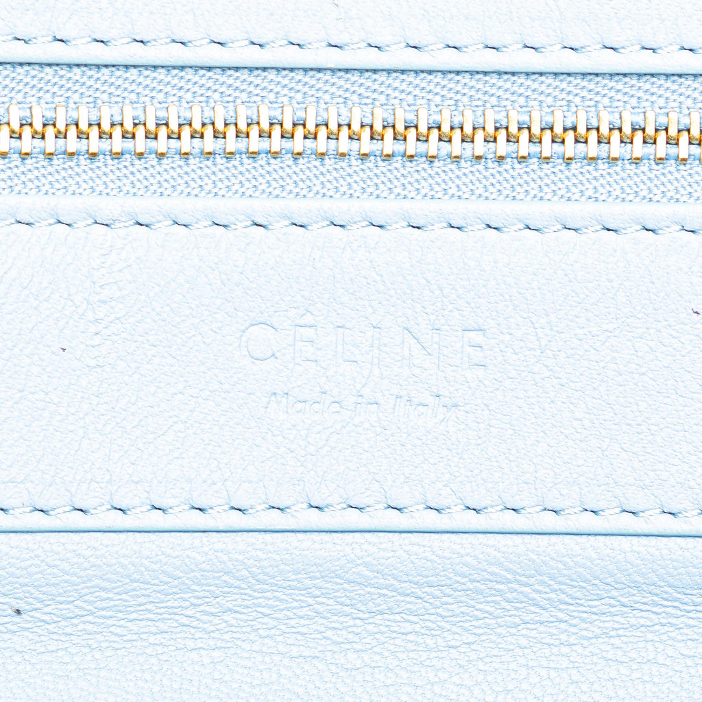 Celine Bicolor Leather Vertical Cabas Tote