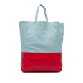 Celine Bicolor Leather Vertical Cabas Tote